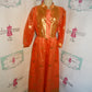 Vintage Louge Craft Peach/Gold Romper Size M
