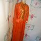 Vintage Louge Craft Peach/Gold Romper Size M