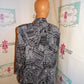 Vintage Qui Petites  Black/White Blazer Size XL
