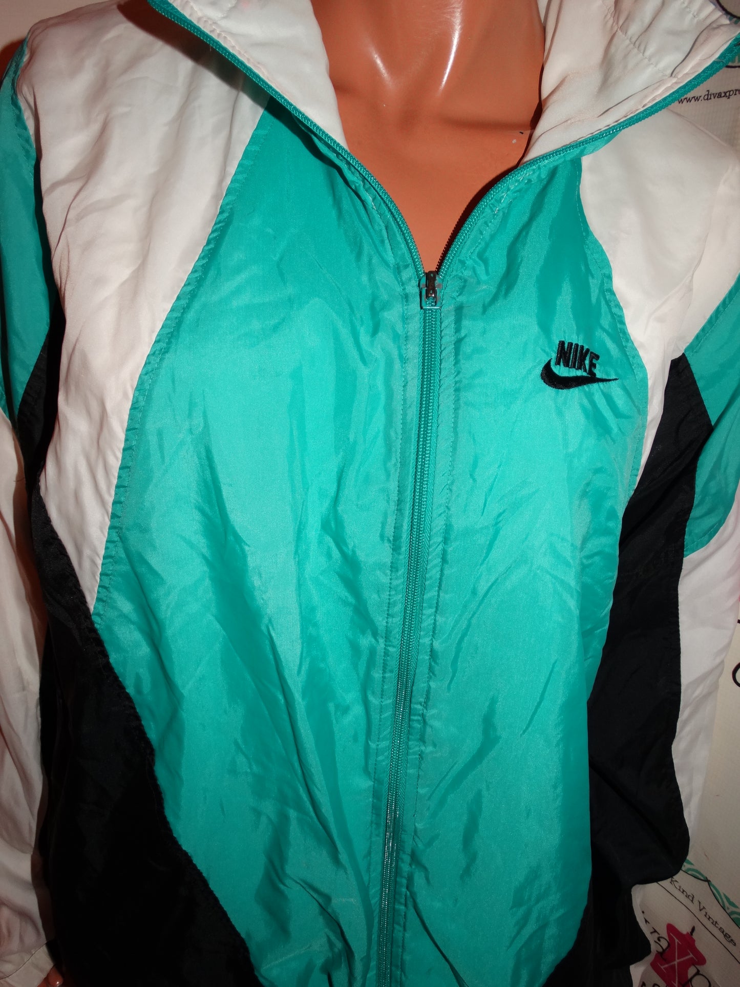 Vintage Nike Green/White/Black Jacket SIze XL
