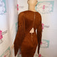 Vintage Love Culture Brown Shingle Dress Size S