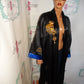 Vintage Underwraps Black Dragon Duster Size 3x