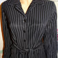 Vintage Maria Gabrielle Black/White Pin Stripe 2 Piece Pants Set Size M