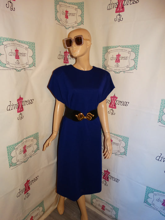 Vintage Leslie Fay Purple Dress Size 1x