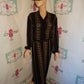 Vintage Patricia Jones Black/Tan 2 Piece Set Size L
