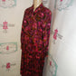 Vintage Lesile Fay Pink/Fuchisa 2 Piece Skirt Set Size M