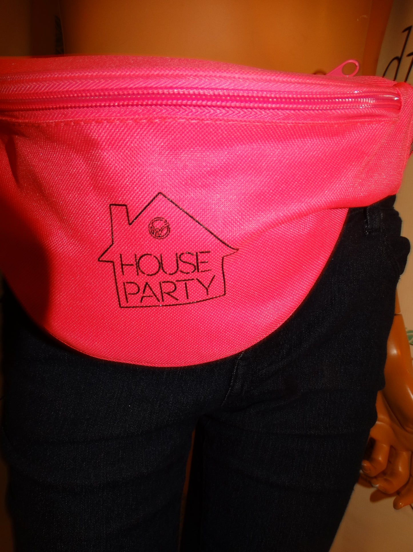 Vintage Neon Pink House Party Fanny Pack