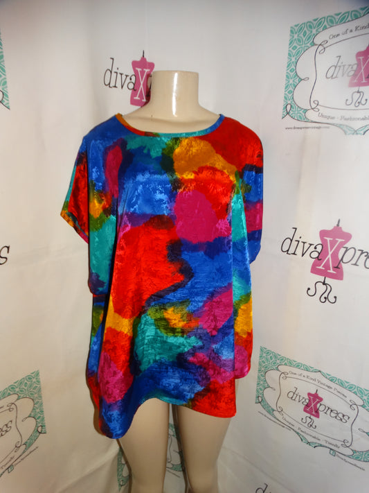 Vintage Studio C Colorful Blouse Size 1x