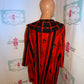 Vintage The African Village Red/Black African Style Top Size 2x