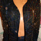 Vintage Lawerence Kazer Black Sequins Throw Size L