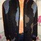 Vintage Oxland GRay/Black Pink Heavy Sweater Coat Size 1x