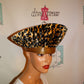 Vintage Leopard Big Top Hat