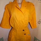 Vintage Nok Nok Yellow Dress Size S