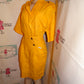 Vintage Nok Nok Yellow Dress Size S