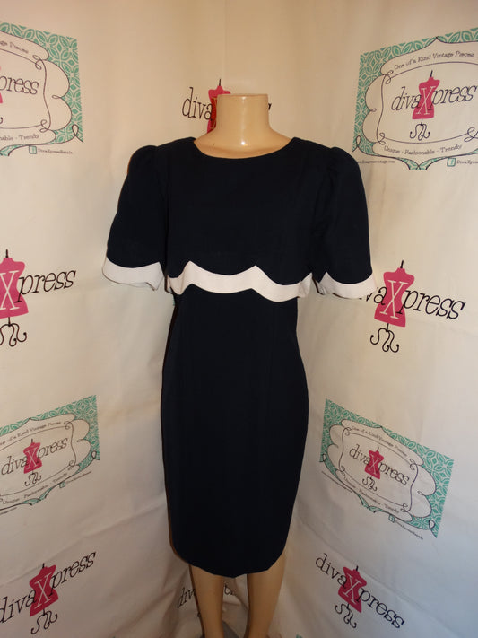 Vintage VLP Blue/White Dress Size S