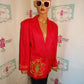 Vintage Kokomo Pink BEaded Blazer Size 1x