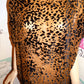 Vintage Leopard Sheer Dress Size 1x