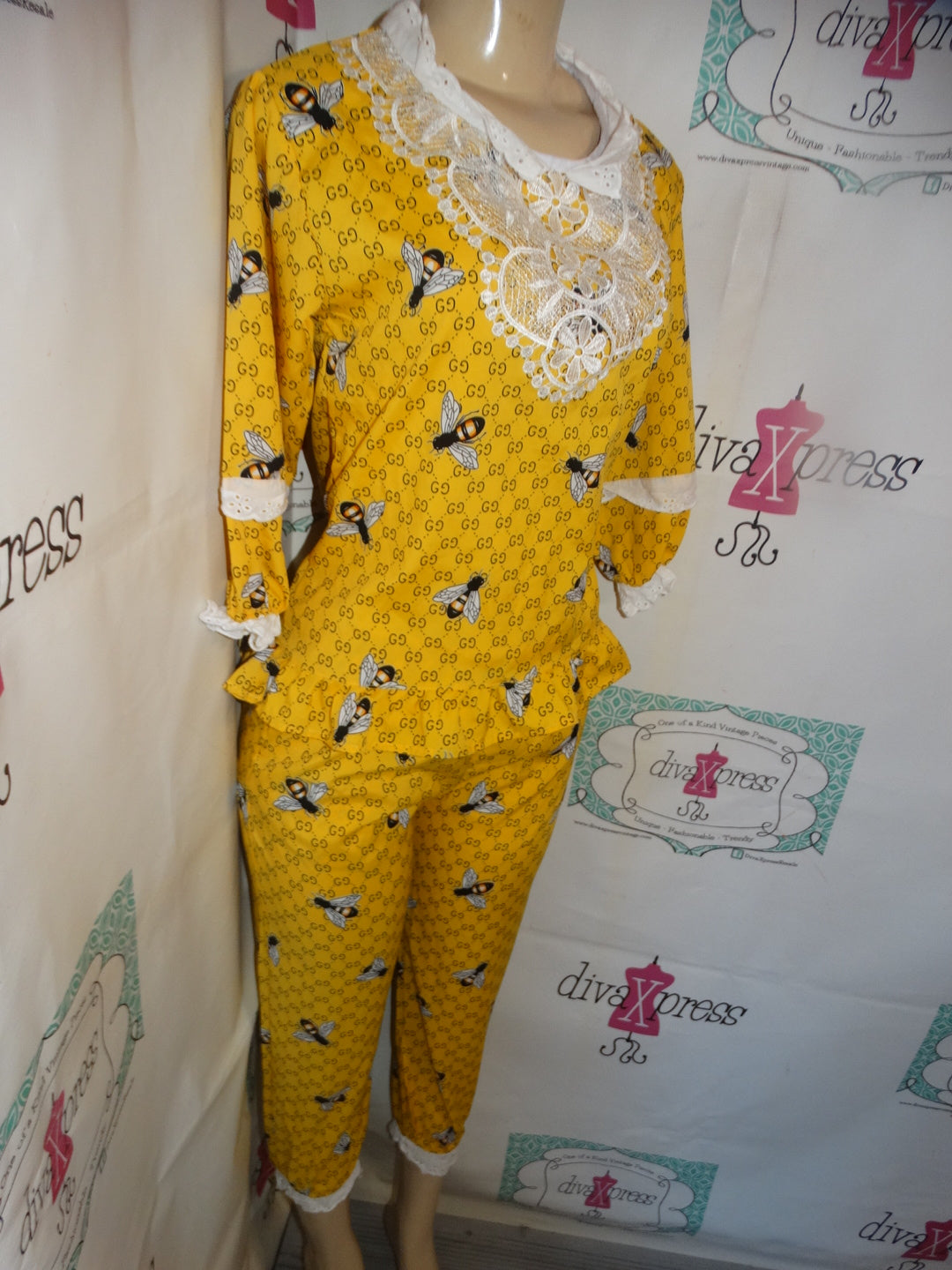 Yellow GG 2 Piece Set Size M