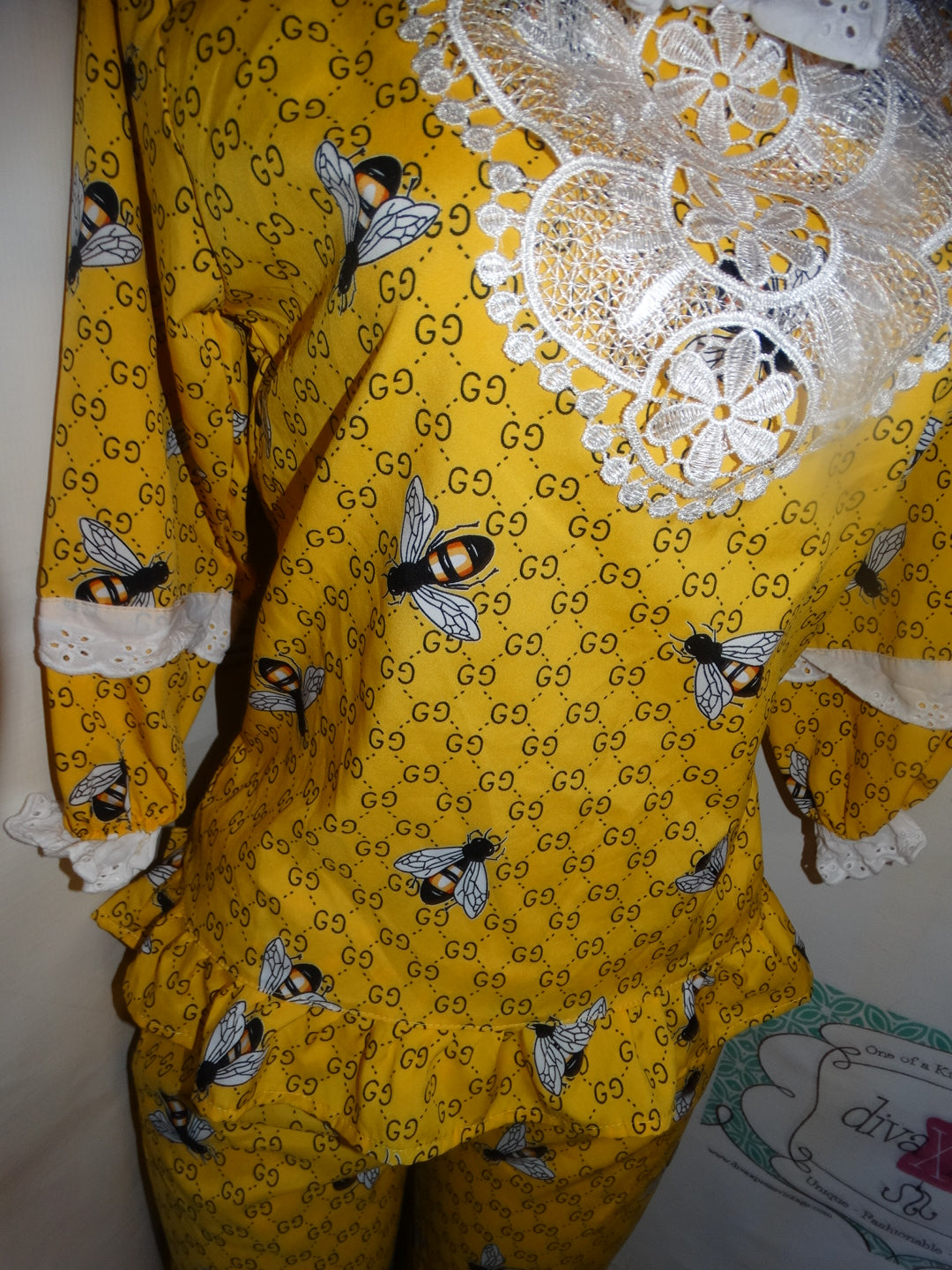 Yellow GG 2 Piece Set Size M