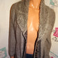 Vintage Nicole Alexander Tan Sweater Throw Size L