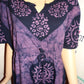 Vintage J Lee Purple/Black Dress Size 2x