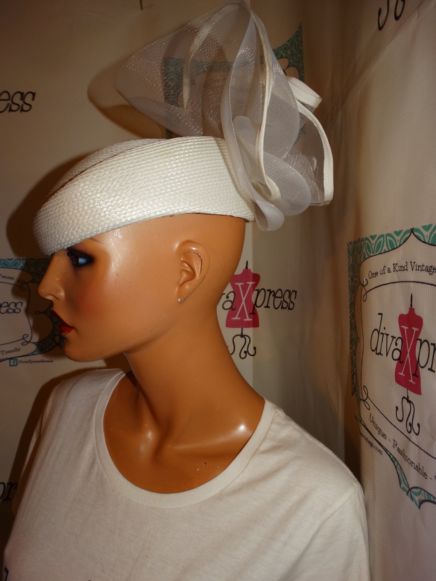 Vintage White High Detail Hat