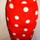 Vintage Liz Claiborne Red/Tan Polka Dot Skirt Size S