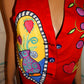Vintage Silkscape Colorful Vest Size S