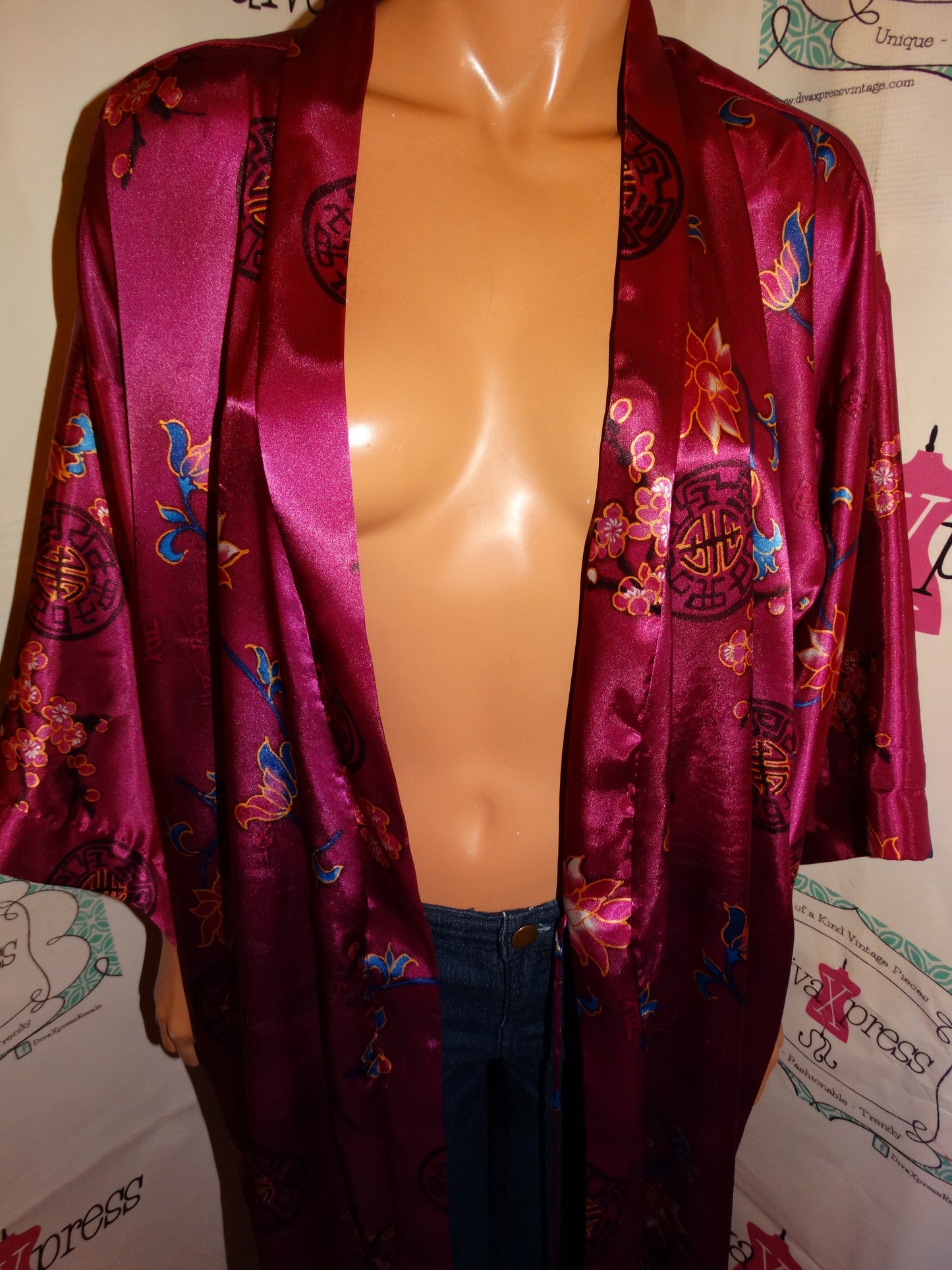 Vintage Turner Most Purple Duster Size XL