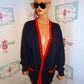Vintage Ralph Lauren Blue/Red Cardigan Size XL