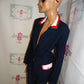 Vintage Reina Blue/REd Blazer Size XL