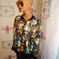 Vintage Picaso Face Bomber Jacket Size XL