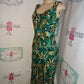 Vintage Que Pasa Green Aztech Shingle Dress Size S