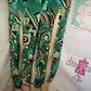 Vintage Que Pasa Green Aztech Shingle Dress Size S