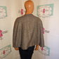 Vintage Spigel Black/White Cream Poncho Size L