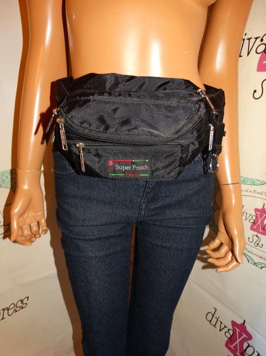 Vintage Super Pouch Black Fanny Pack