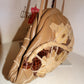 Vintage Tan Leather Tan Purse/Clutch Size M
