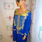 Vintage The African Stay Blue/Gold Top Size 3x