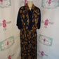Vintage Maggie Lawerace Blue/Chain 2 Piece Skirt Set Size 3x