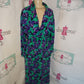 Vintage Jessica Howard Green/Floral  2 Piece Skirt Set Size 3x