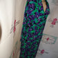 Vintage Jessica Howard Green/Floral  2 Piece Skirt Set Size 3x