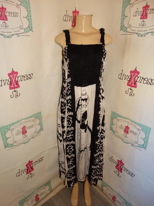 Vintage Magic Black/White dress Size 1x