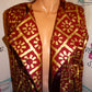 Vintage Kos Collection Burgundy/Gold Top Size M