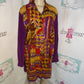 Vintage Purple Sequins Blouse/Dress Size XL