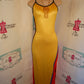Yellow Colorful Dress Size S