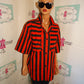 Vintage Style Trix Red/Black Top Size 1x
