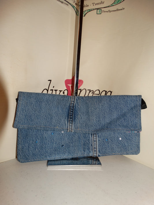 Vintage Jean Clutch Size M