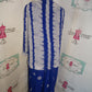 Vintage JoJanna  York Blue/White 2 Piece Skirt Set Size 1x