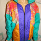 Vintage Jump USA green colorful Track Suit Size M