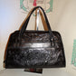 Vintage Leather Pony Hair Indian Purse Size L
